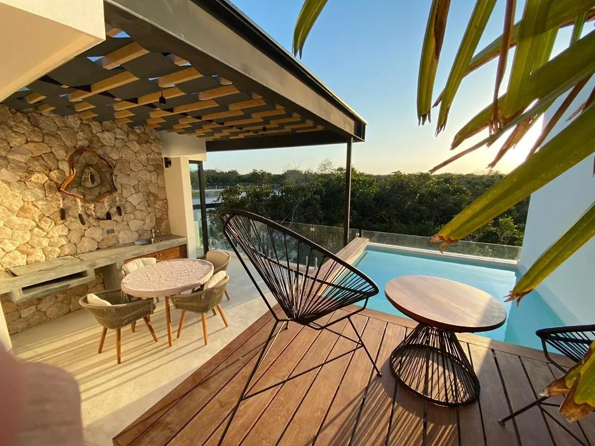 Baak- Ph3A- Ixchel Penthouse Studio Private Rooftop Pool Villa Tulum